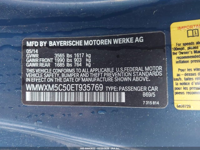 2014 MINI HARDTOP WMWXM5C50ET935769 Photo 8