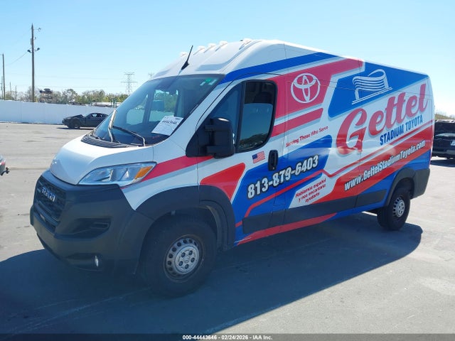 Продаж на аукціоні авто 2024 Ram Promaster 2500 Tradesman High Roof 159 Wb W/pass Seat, vin: 3C6LRVDG7RE114757, номер лоту: 44443646