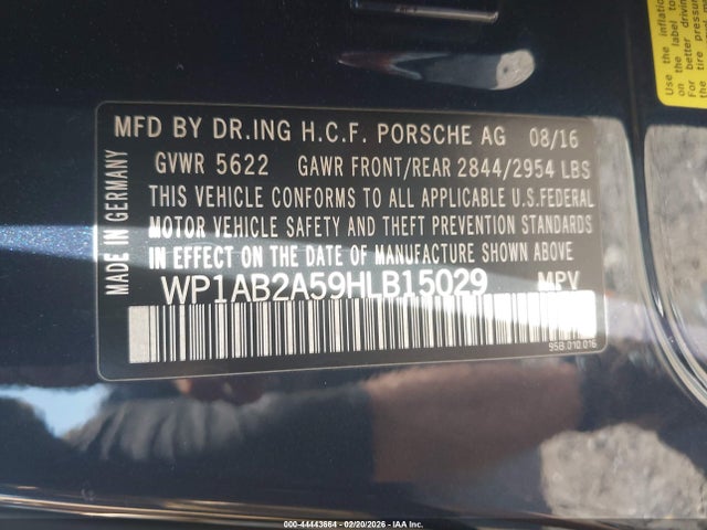 2017 PORSCHE MACAN WP1AB2A59HLB15029 Photo 8