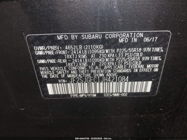 2018 SUBARU FORESTER JF2SJGEC1JH421084 Photo 8