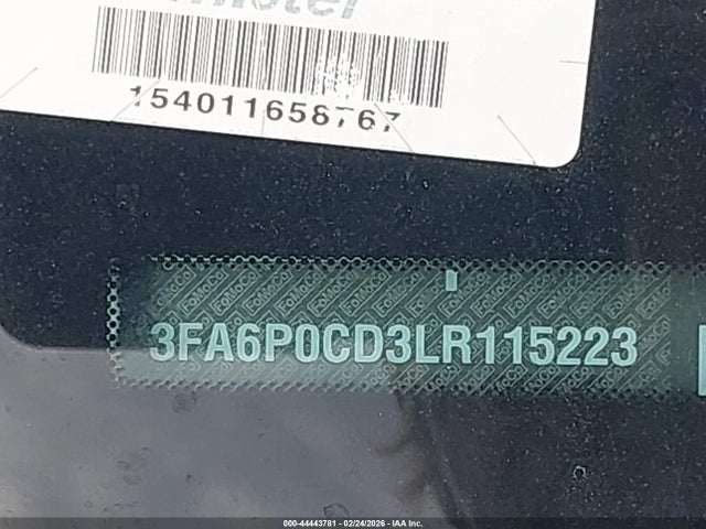 Ford FUSION SEL 2020 3FA6P0CD3LR115223 Image 9