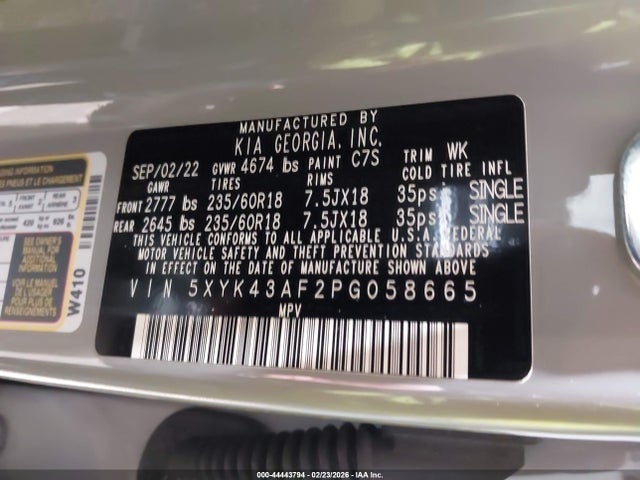 KIA Sportage Sx 2023 5XYK43AF2PG058665 Image 9