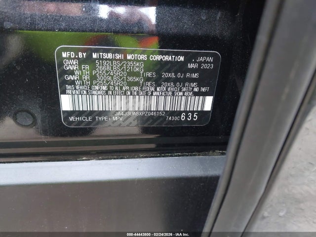 2023 MITSUBISHI OUTLANDER JA4J3UA8XPZ046152 Photo 8