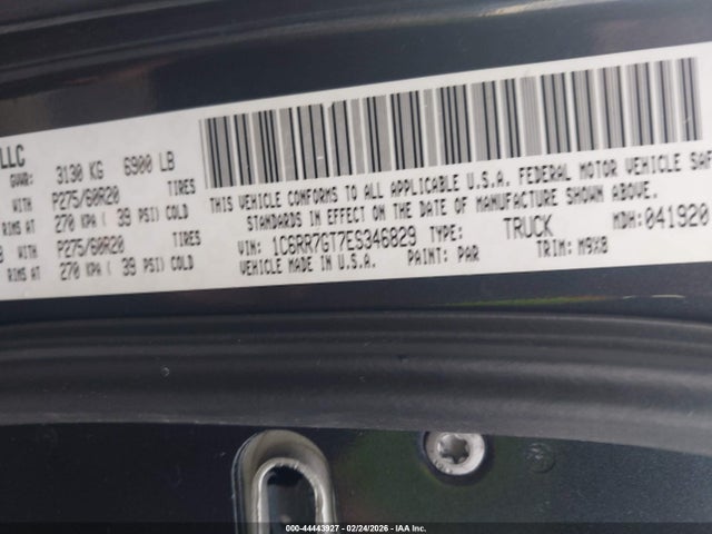 1C6RR7GT7ES346829 RAM 1500 Big Horn