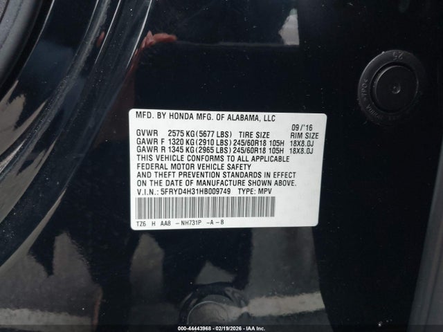 2017 ACURA MDX 5FRYD4H31HB009749 Photo 8