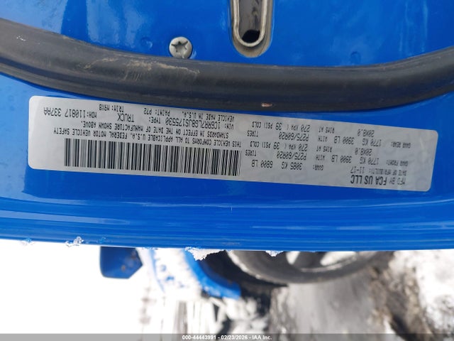 Продаж на аукціоні авто 2018 Ram 1500 Harvest  4x4 5'7 Box, vin: 1C6RR7LG8JS175530, номер лоту: 44443991
