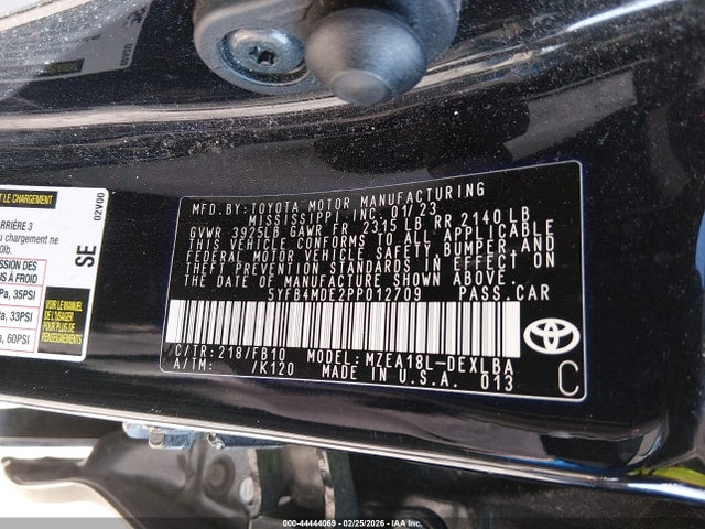 2023 TOYOTA COROLLA 5YFB4MDE2PP012709 Photo 8