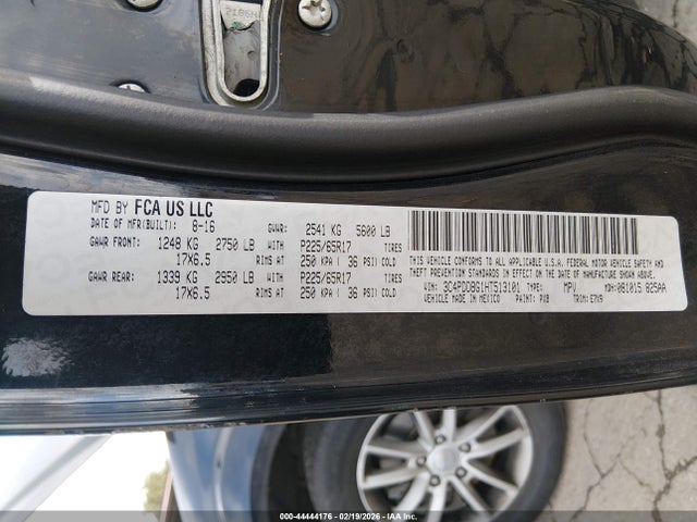 3C4PDDBG1HT513101 Dodge Journey Sxt Awd