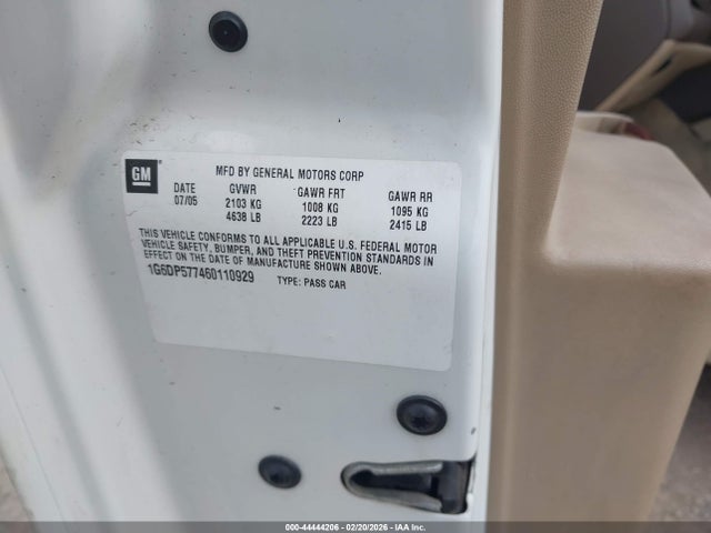 2006 CADILLAC CTS 1G6DP577460110929 Photo 8