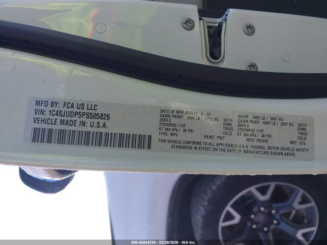 2023 JEEP WAGONEER 1C4SJUDP5PS505826 Photo 8