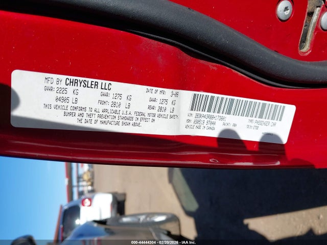 Продажа на аукционе авто 2008 Dodge Charger, vin: 2B3KA43R88H173801, номер лота: 44444304