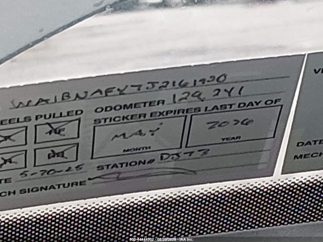 WA1BNAFY7J2161930 Audi Q5 2.0t Premium/2.0t Tech Premium