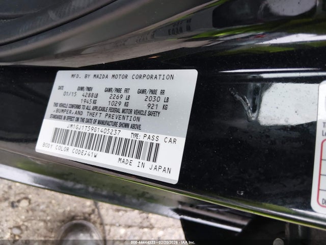 Aukcja sprzedaży 2016 Mazda Mazda6 I Touring, vin: JM1GJ1T59G1405237, numer aukcji: 44444323