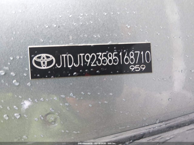 2008 TOYOTA YARIS JTDJT923585168710 Photo 8