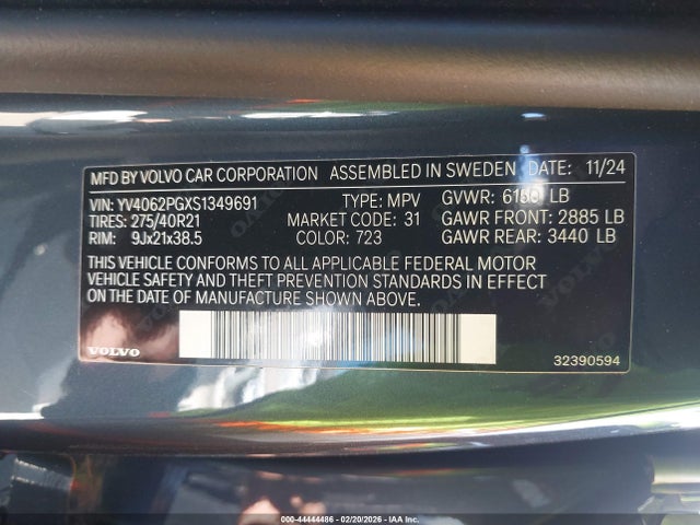 2025 VOLVO XC90 YV4062PGXS1349691 Photo 8
