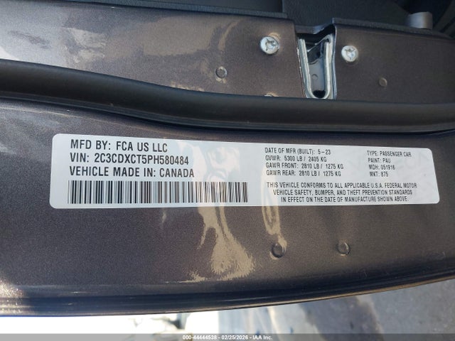 Dodge CHARGER R/T 2023 2C3CDXCT5PH580484 Image 9