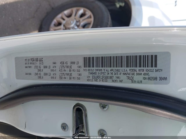 2015 RAM 2500 3C6UR5FL5FG691897 Photo 8