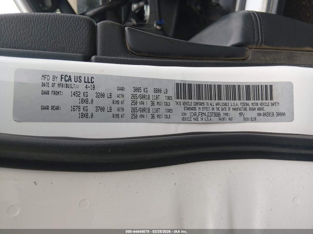 1C4RJFBM4JC373680 Jeep Grand Cherokee Limited 4x4