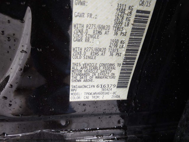 2015 NISSAN ARMADA 5N1AA0NC1FN616379 Photo 8