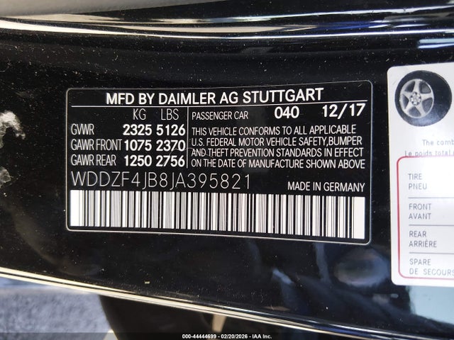 2018 MERCEDES-BENZ E 300 WDDZF4JB8JA395821 Photo 8