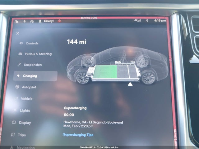 Tesla Model S 60d/70d/75d/85d/90d 2016 5YJSA1E23GF139265 Image 18