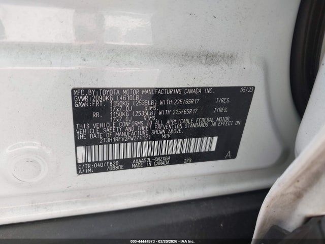 2023 TOYOTA RAV4 2T3H1RFV2PW274121 Photo 8