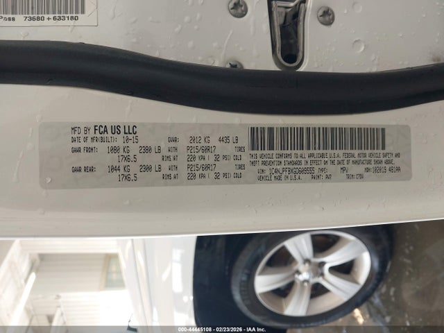 Aukcja sprzedaży 2016 Jeep Patriot Latitude, vin: 1C4NJPFBXGD609555, numer aukcji: 44445108