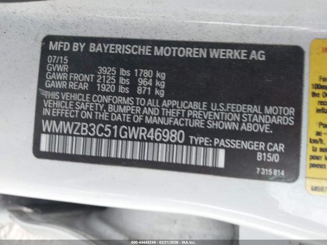 WMWZB3C51GWR46980 Mini Countryman Cooper