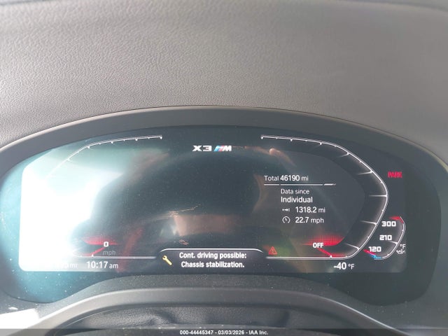 Aukcja sprzedaży 2022 Bmw X3 M, vin: 5YM13EC00N9J44677, numer aukcji: 44445347