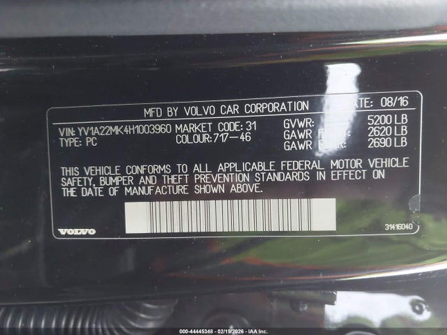 2017 VOLVO S90 YV1A22MK4H1003960 Photo 8