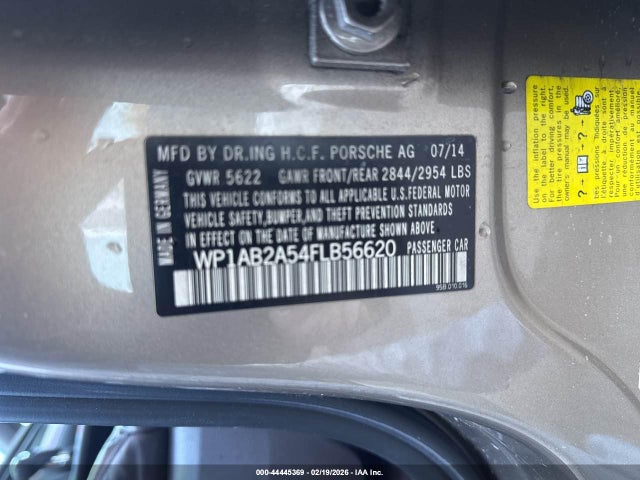 2015 PORSCHE MACAN WP1AB2A54FLB56620 Photo 8