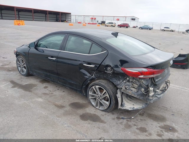 2017 Hyundai Elantra Limited მანქანა იყიდება აუქციონზე, vin: 5NPD84LFXHH069178, აუქციონის ნომერი: 44445421