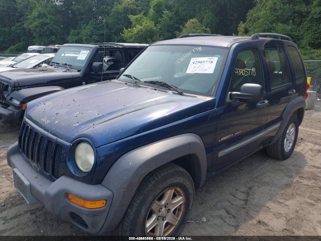 44445564 :رقم المزاد ، 1J4GL48K42W346923 vin ، 2002 Jeep Liberty Sport مزاد بيع