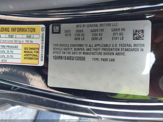 2014 CADILLAC ELR 1G6RN1E46EU133939 Photo 8