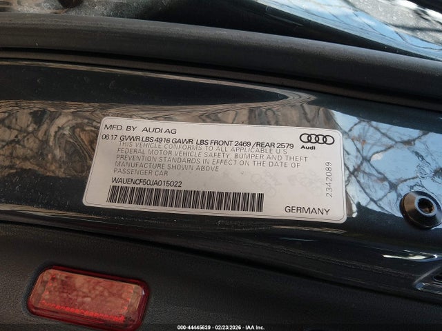 2018 AUDI A5 WAUENCF50JA015022 Photo 8