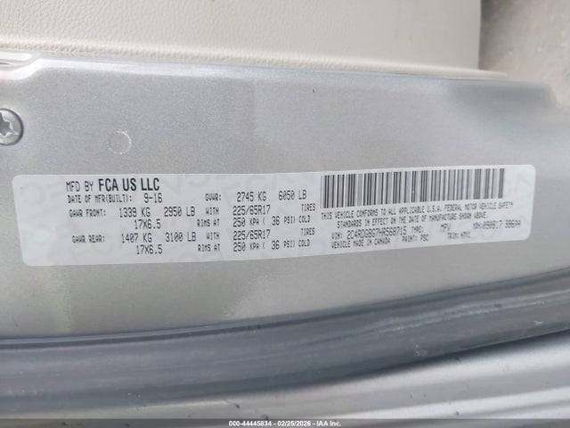 Aukcja sprzedaży 2017 Dodge Grand Caravan Se, vin: 2C4RDGBG7HR568715, numer aukcji: 44445834