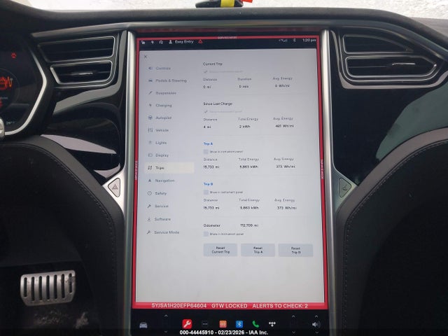 Aukcja sprzedaży 2014 Tesla Model S P85d, vin: 5YJSA1H20EFP64604, numer aukcji: 44445910