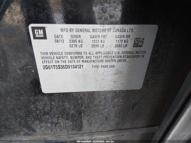 2013 CADILLAC XTS 2G61T5S36D9104121 Photo 8