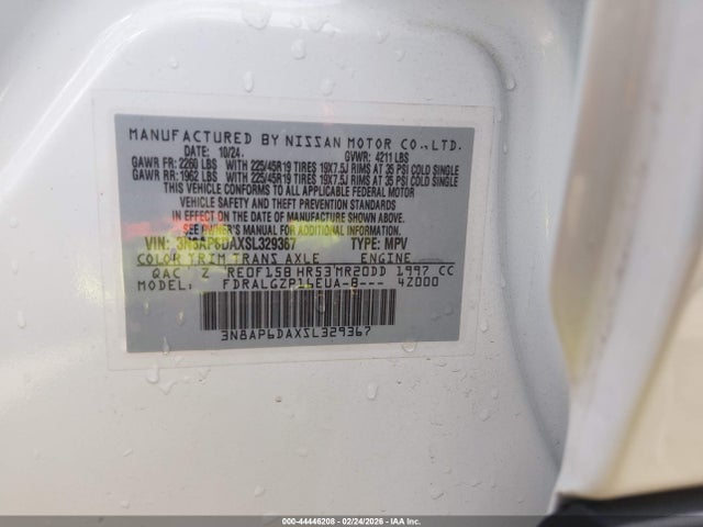 3N8AP6DAXSL329367 Nissan Kicks Sr Fwd