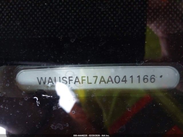 44446225 :رقم المزاد ، WAUSFAFL7AA041166 vin ، 2010 Audi A4 2.0t Premium مزاد بيع