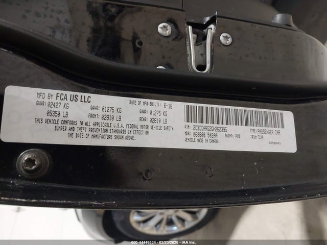 2016 CHRYSLER 300 2C3CCARG2GH262395 Photo 8