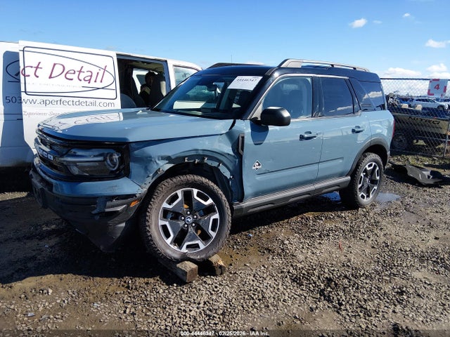 Aukcja sprzedaży 2021 Ford Bronco Sport Outer Banks, vin: 3FMCR9C65MRA95387, numer aukcji: 44446347