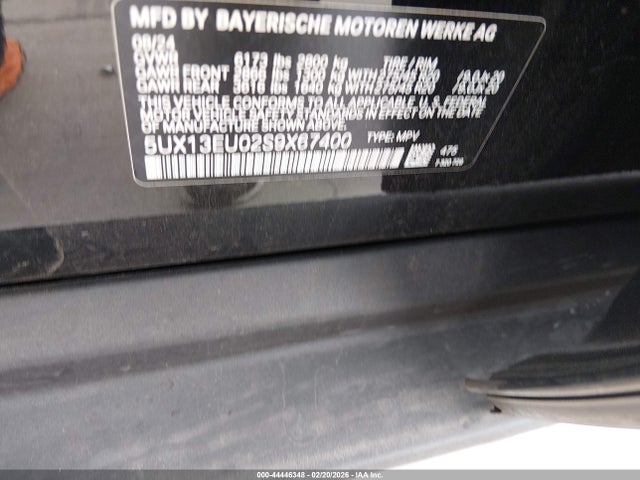 2025 BMW X5 5UX13EU02S9X67400 Photo 8