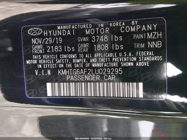 2020 HYUNDAI VELOSTER KMHTG6AF2LU029295 Photo 8