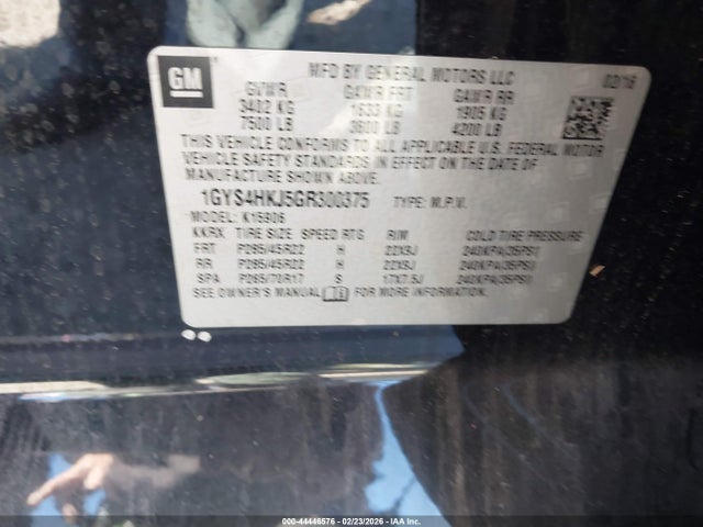 2016 CADILLAC ESCALADE ESV 1GYS4HKJ5GR300375 Photo 8