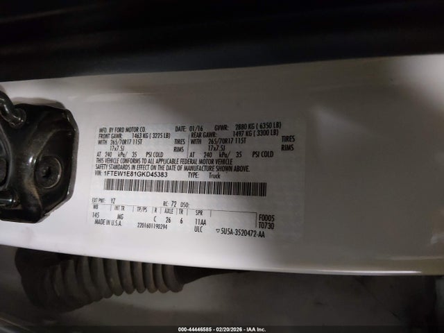 1FTEW1E81GKD45383 Ford F-150 Xlt