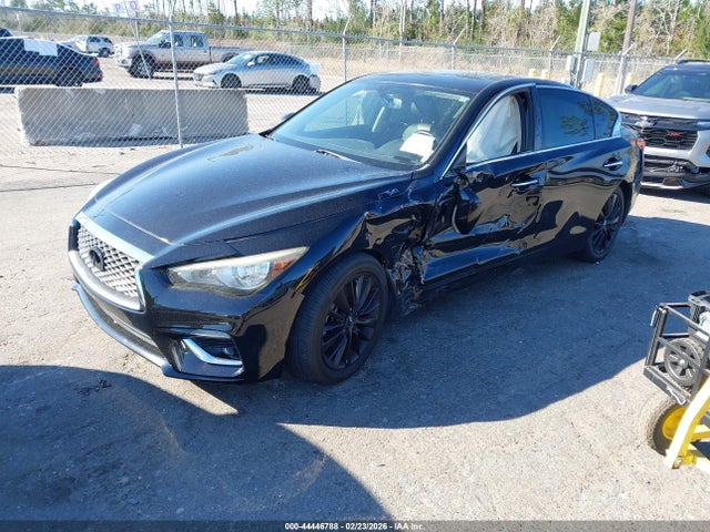 2018 Infiniti Q50 3.0t Luxe მანქანა იყიდება აუქციონზე, vin: JN1EV7AP0JM357736, აუქციონის ნომერი: 44446788