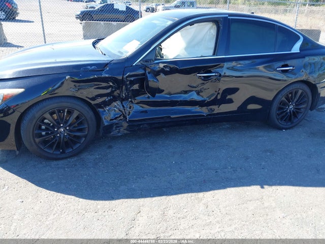 2018 Infiniti Q50 3.0t Luxe მანქანა იყიდება აუქციონზე, vin: JN1EV7AP0JM357736, აუქციონის ნომერი: 44446788