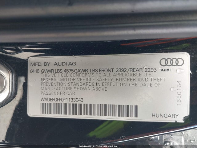 2015 AUDI A3 WAUEFGFF0F1133043 Photo 8