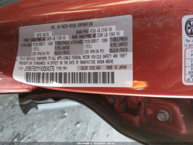 Mazda Cx-5 2.5 S Preferred 2022 JM3KFBCM1N0604379 Image 9